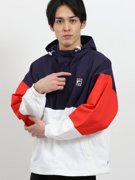 フィラ Fila 撥水アノラックパーカー S 75紺 ジャケット アウター Taka Q Online Shop タカキューオンラインショップ 公式通販