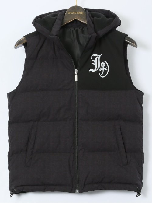 【大きいサイズ】カステルバジャック/CASTELBAJAC フード脱着 ダウンベスト