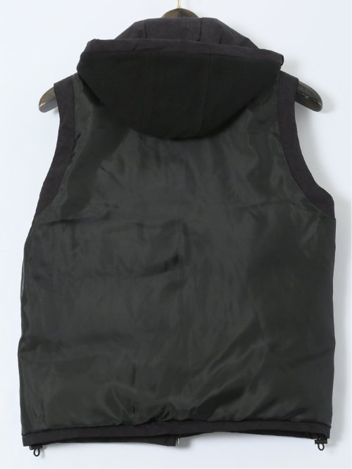 【大きいサイズ】カステルバジャック/CASTELBAJAC フード脱着 ダウンベスト