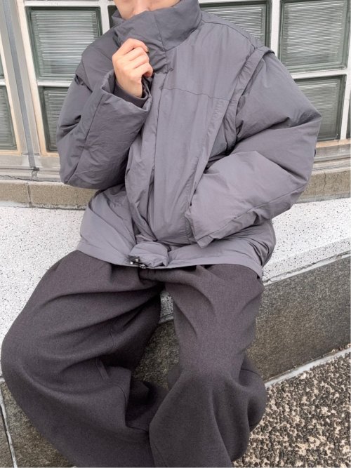 ドロー/DRAW 袖取り外し 中綿ブルゾン (ユニセックス)