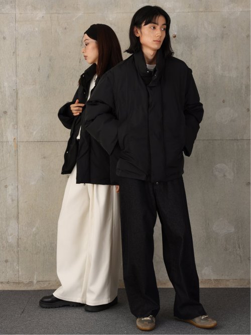 ドロー/DRAW 袖取り外し 中綿ブルゾン (ユニセックス)