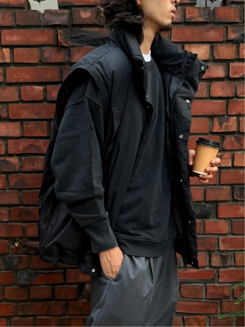 ドロー/DRAW 袖取り外し 中綿ブルゾン (ユニセックス)