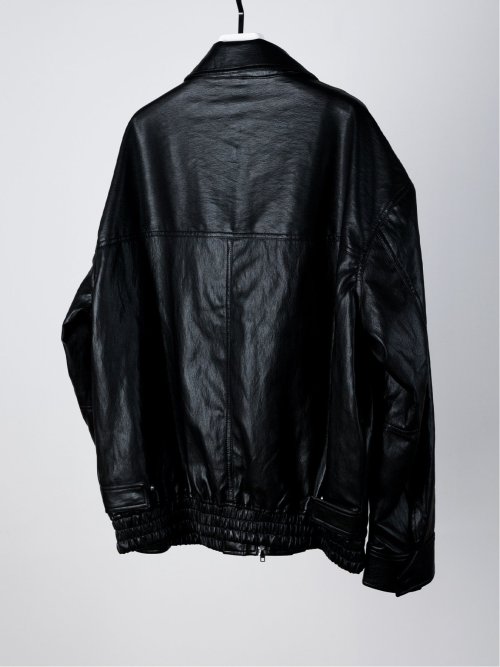 ドロー/DRAW ビッグシルエット 合成皮革ブルゾン （ユニセックス）