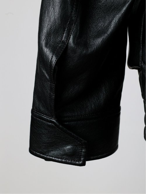 ドロー/DRAW ビッグシルエット 合成皮革ブルゾン （ユニセックス）