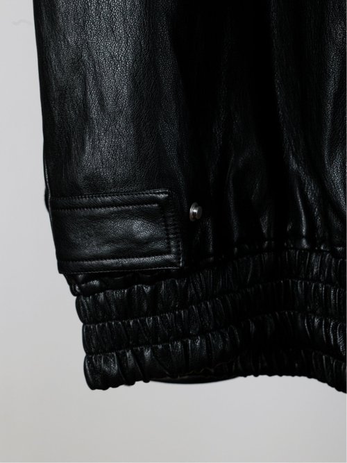 ドロー/DRAW ビッグシルエット 合成皮革ブルゾン （ユニセックス）