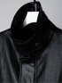 Oversized Faux Leather Blouson / ビッグシルエット フェイクレザーブルゾン（ユニセックス）