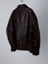 Oversized Faux Leather Blouson / ビッグシルエット フェイクレザーブルゾン（ユニセックス）