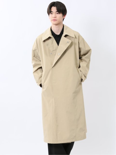 ウォッシャブル ステンカラーロングコート