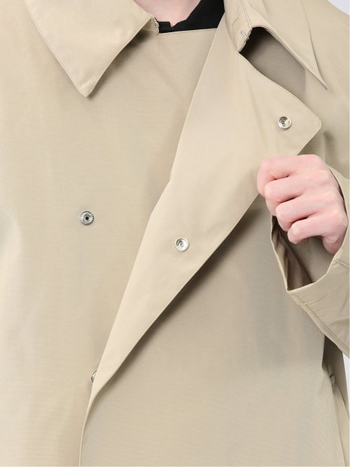 ウォッシャブル ステンカラーロングコート