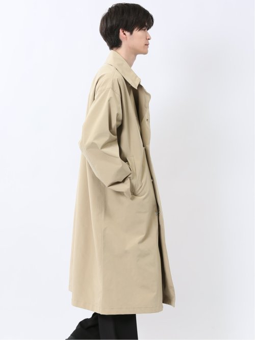 ウォッシャブル ステンカラーロングコート