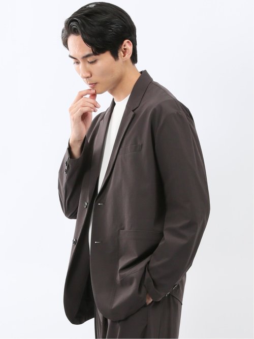 ストレッチ ナチュラルワッシャー 2ボタンジャケット(セットアップ可能)