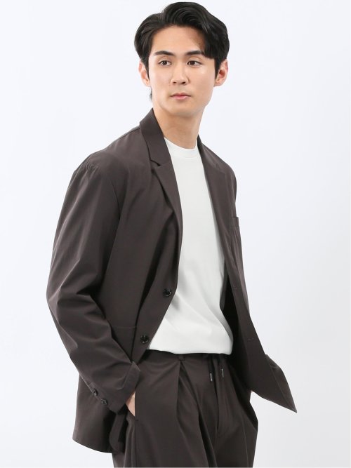 ストレッチ ナチュラルワッシャー 2ボタンジャケット(セットアップ可能)