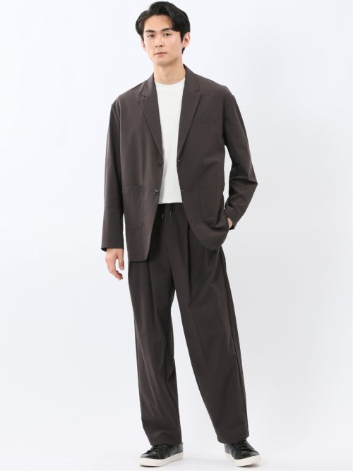 ストレッチ ナチュラルワッシャー 2ボタンジャケット(セットアップ可能)