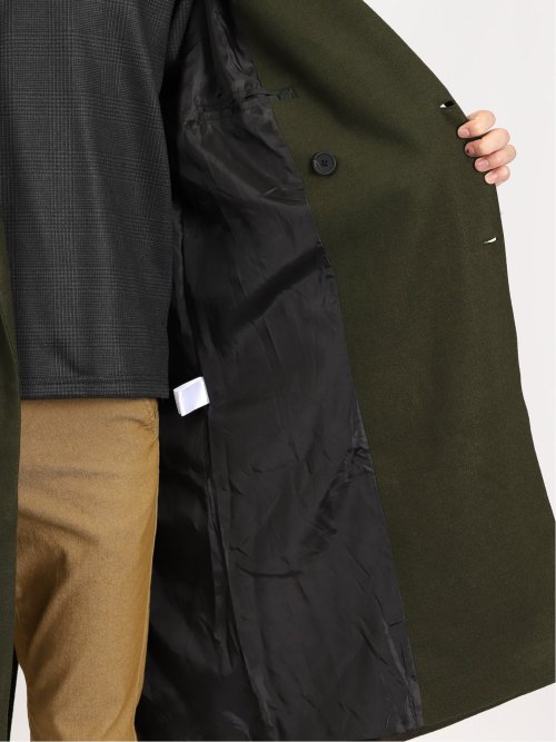 メルトン オーバーサイズ ラップコート