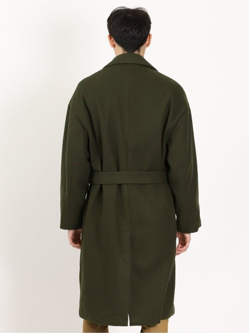 メルトン オーバーサイズ ラップコート