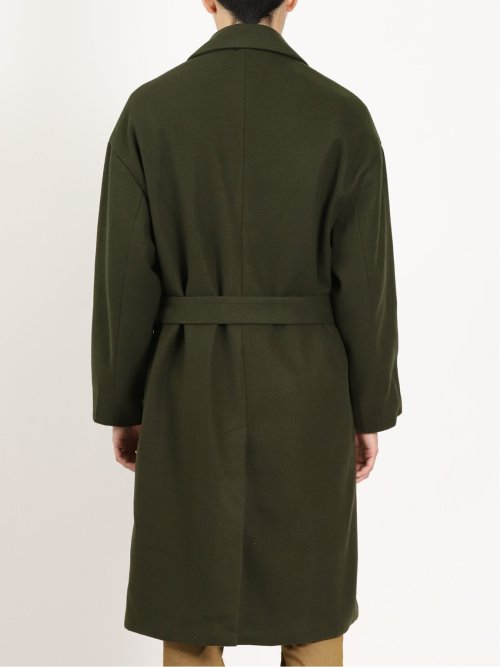 メルトン オーバーサイズ ラップコート