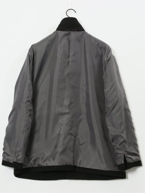 ストレッチメルトン ハーフステンカラーコート