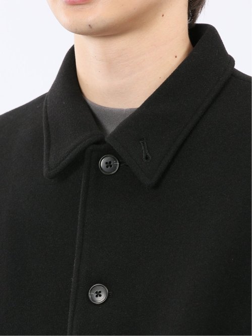 ストレッチメルトン ハーフステンカラーコート