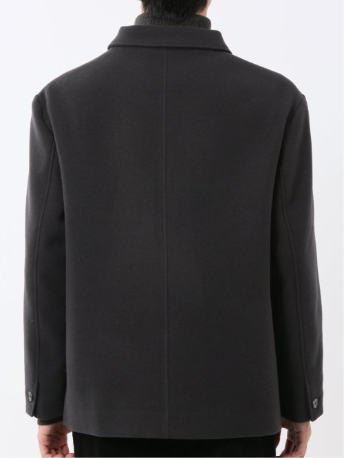 ストレッチメルトン ハーフステンカラーコート