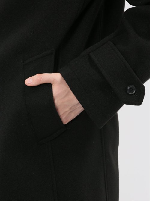 ストレッチメルトン スタンドカラーコート