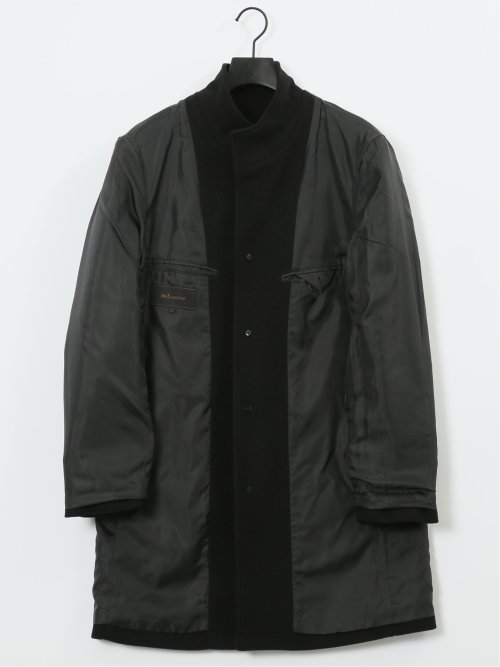 ストレッチメルトン スタンドカラーコート