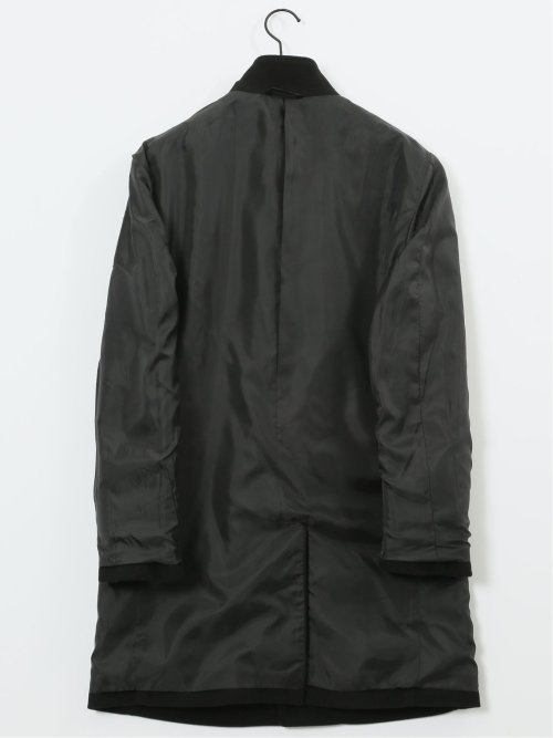 ストレッチメルトン スタンドカラーコート