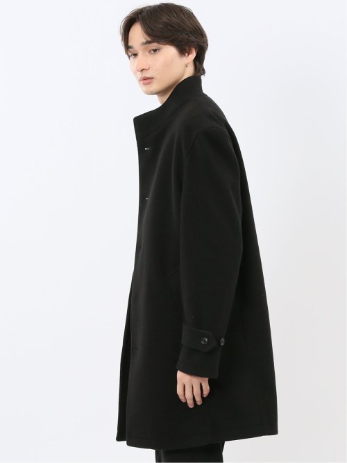 ストレッチメルトン スタンドカラーコート