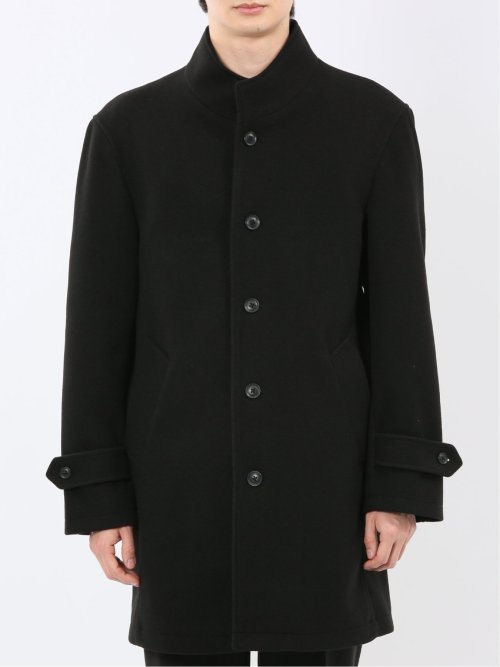 ストレッチメルトン スタンドカラーコート