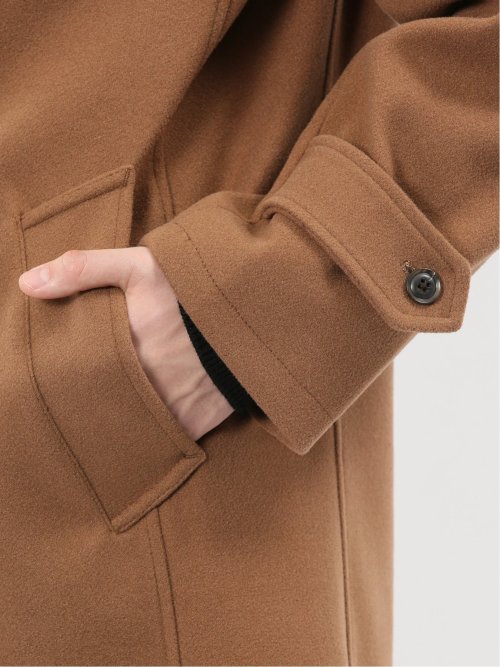 ストレッチメルトン スタンドカラーコート