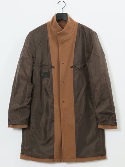 ストレッチメルトン スタンドカラーコート