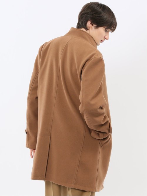 ストレッチメルトン スタンドカラーコート