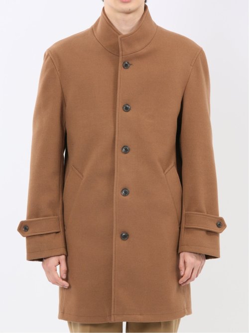 ストレッチメルトン スタンドカラーコート
