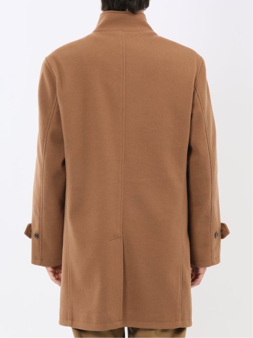 ストレッチメルトン スタンドカラーコート