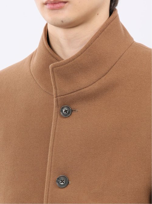 ストレッチメルトン スタンドカラーコート