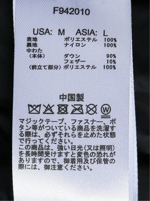 FIRSTDOWN USA MAURI 撥水 フーデッドダウン