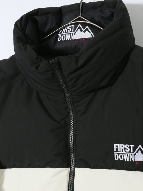 FIRSTDOWN USA BUBBLE 撥水防風 リバーシブル スタンドダウン