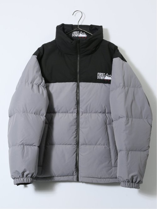 FIRSTDOWN USA BUBBLE 撥水防風 リバーシブル スタンドダウン