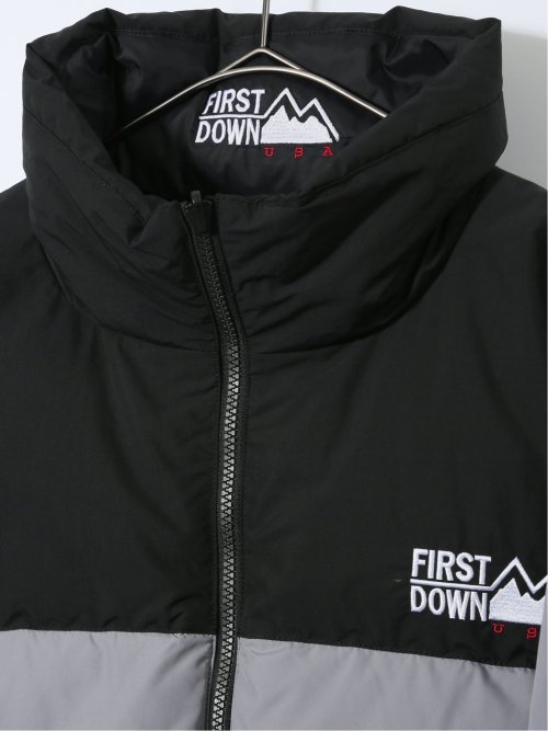 FIRSTDOWN USA BUBBLE 撥水防風 リバーシブル スタンドダウン