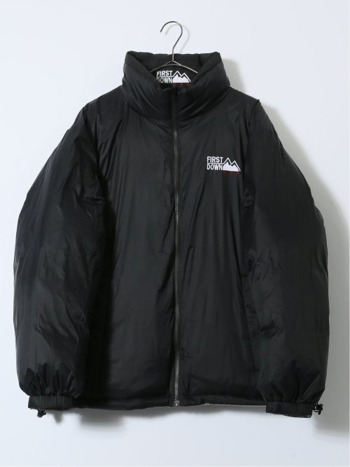 FIRSTDOWN USA BUBBLE 撥水防風 リバーシブル スタンドダウン