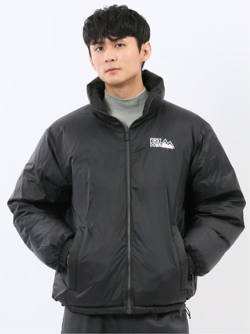 FIRSTDOWN USA BUBBLE 撥水防風 リバーシブル スタンドダウン