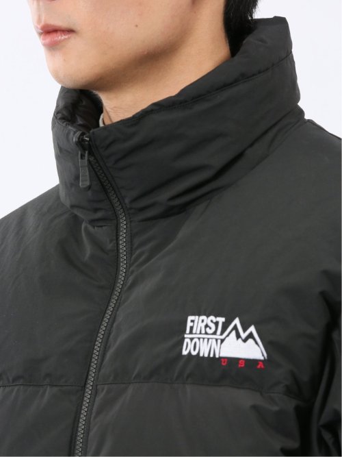 FIRSTDOWN USA BUBBLE 撥水防風 リバーシブル スタンドダウン