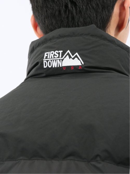 FIRSTDOWN USA BUBBLE 撥水防風 リバーシブル スタンドダウン