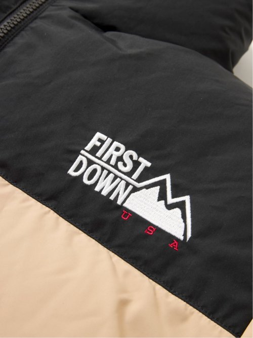 FIRSTDOWN USA BUBBLE 撥水防風 リバーシブル スタンドダウン