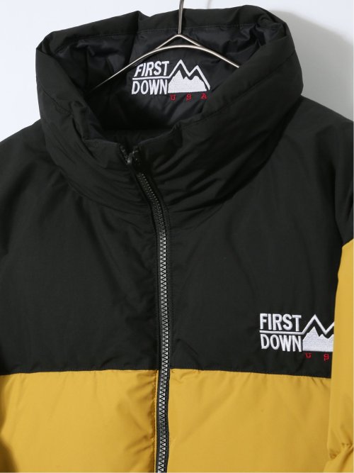 FIRSTDOWN USA BUBBLE 撥水防風 リバーシブル スタンドダウン