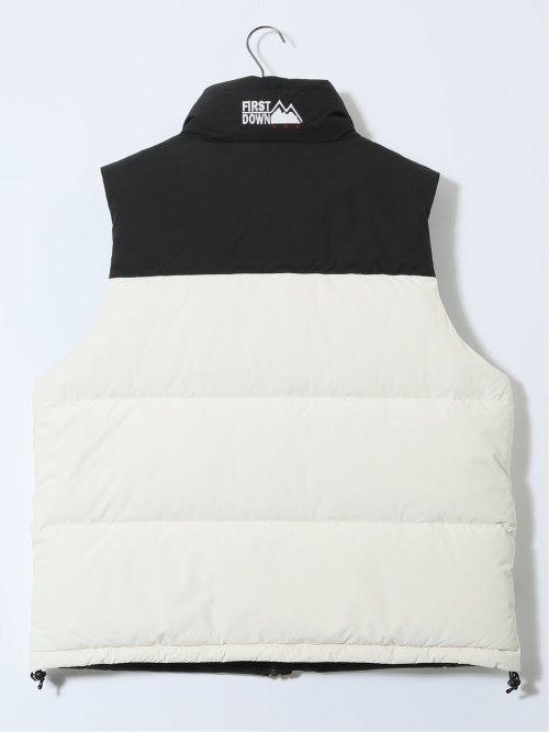 FIRSTDOWN USA 撥水防風 リバーシブル ダウンベスト