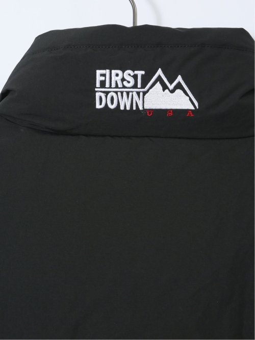 FIRSTDOWN USA 撥水防風 リバーシブル ダウンベスト