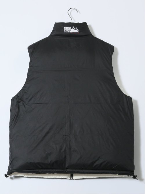 FIRSTDOWN USA 撥水防風 リバーシブル ダウンベスト