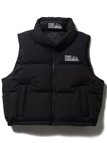 FIRSTDOWN USA 撥水防風 リバーシブル ダウンベスト