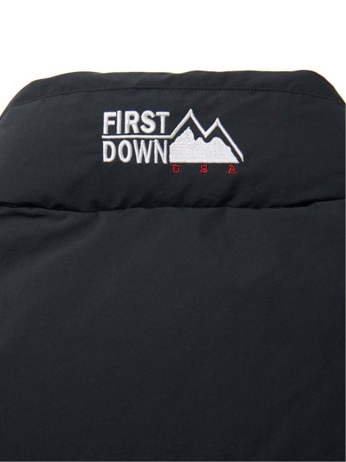 FIRSTDOWN USA 撥水防風 リバーシブル ダウンベスト