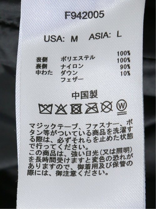 FIRSTDOWN USA 撥水防風 リバーシブル ダウンベスト